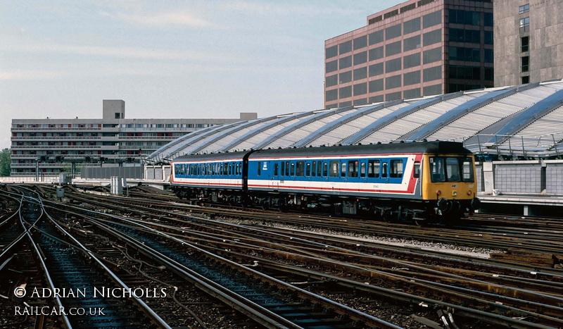 Class 117 DMU at London Waterloo