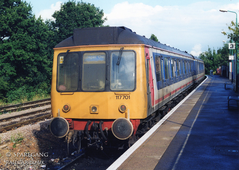 Class 117 DMU at Gospel Oak