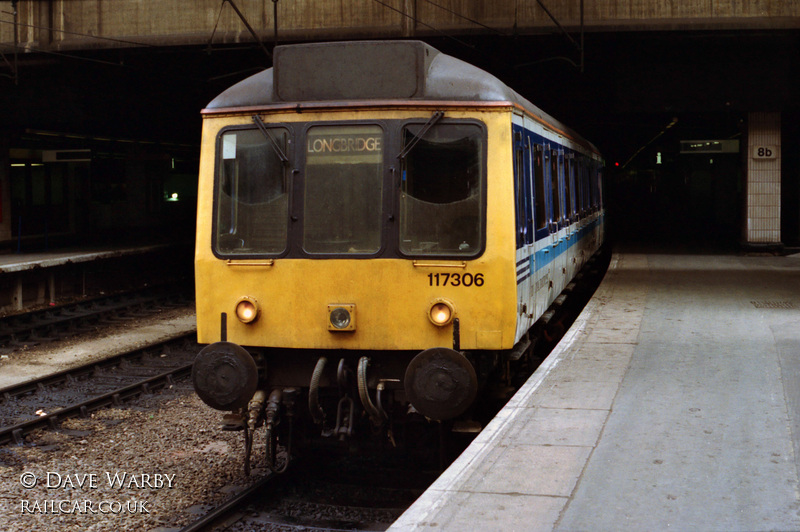 Class 117 DMU at Birmingham New Street