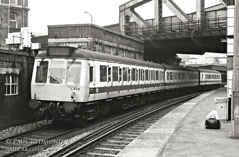 Class 117 DMU at London Paddington