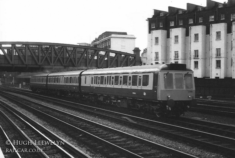 Class 117 DMU at London Paddington