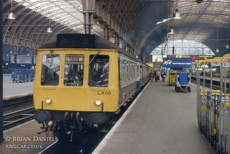 Class 117 DMU at London Paddington