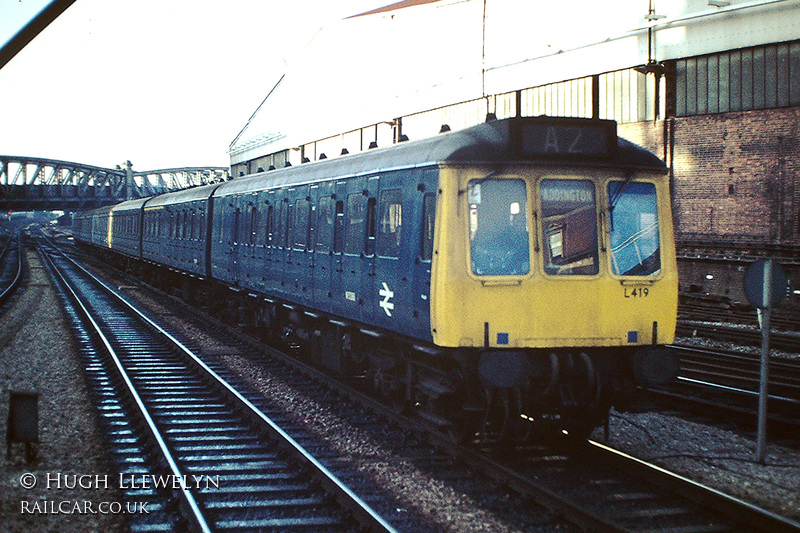 Class 117 DMU at London Paddington