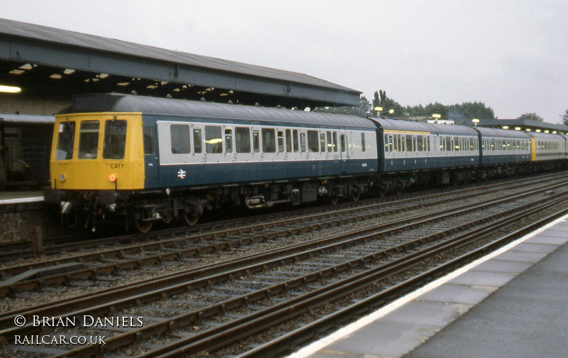 Class 117 DMU at Oxford