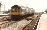 Class 118 DMU at Dawlish Warren