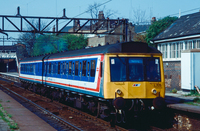 Class 118 DMU at Woodgrange Park