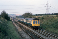 Class 118 DMU at Upwey