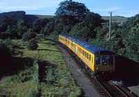 Class 118 DMU at Umberleigh