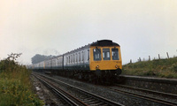 Class 118 DMU at Upwey Wishing Well Halt