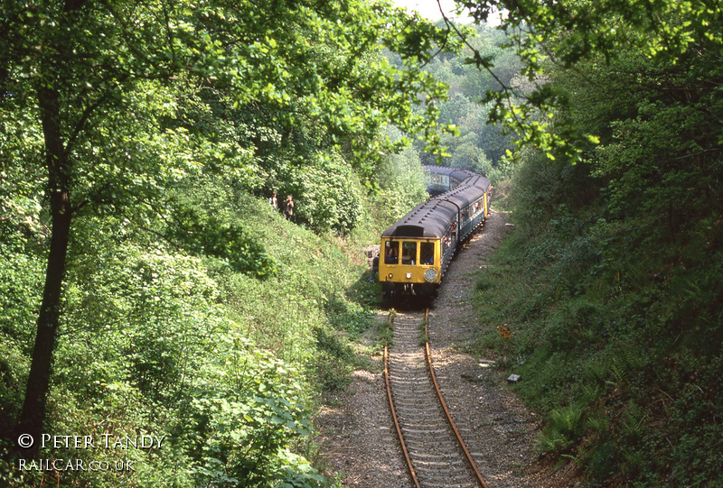 Class 118 DMU at Oakdale Colliery branch