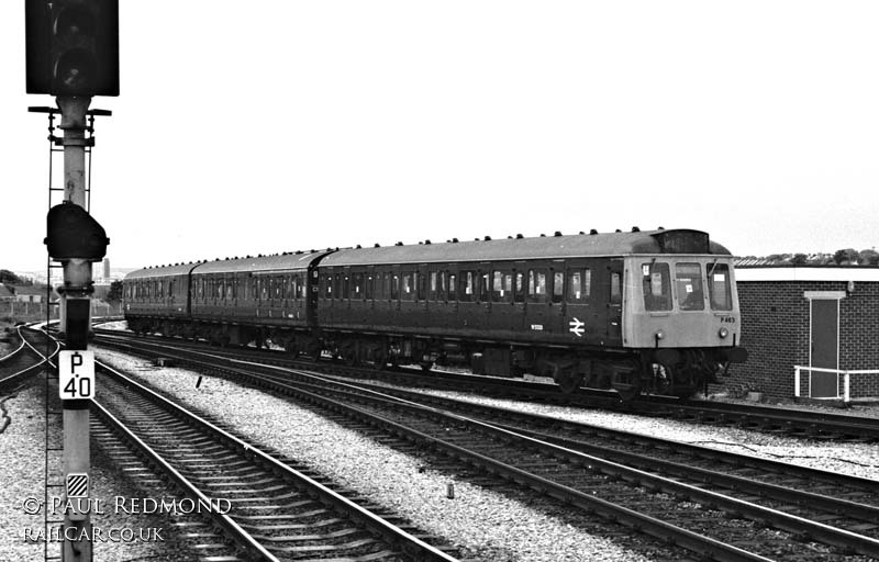 Class 118 DMU at Plymouth