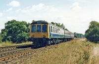 Class 119 DMU at Hatton