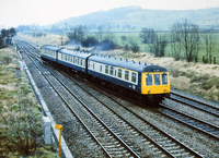 Class 119 DMU at Standish Junction