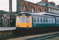 Class 119 DMU at Worcester Shrub Hill