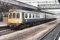 Class 119 DMU at Exeter St Davids