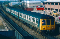 Class 119 DMU at Langley