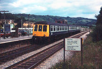 Class 119 DMU at Gomshall