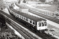 Class 119 DMU at Laira depot