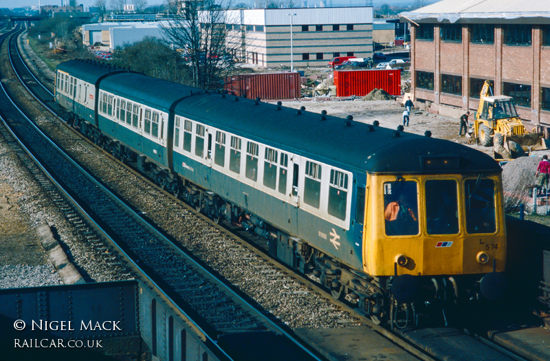 Class 119 DMU at Langley