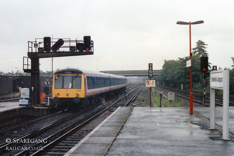 Class 119 DMU at Gatwick Airport