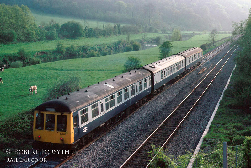 Class 119 DMU at Avoncliff