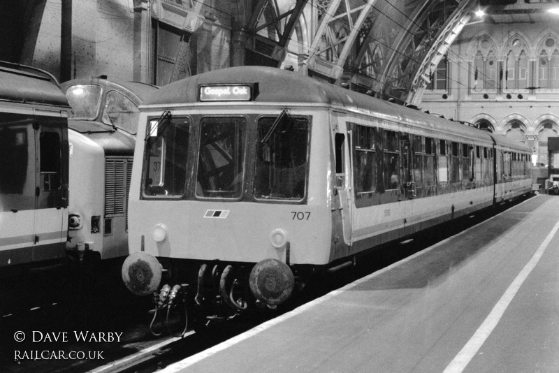 Class 119 DMU at St Pancras