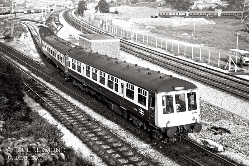 Class 119 DMU at Laira depot