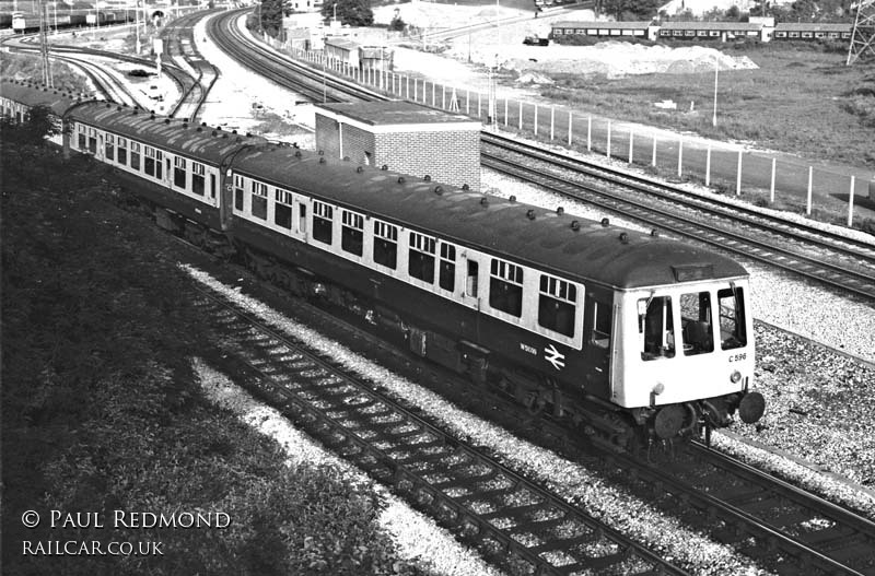 Class 119 DMU at Laira depot