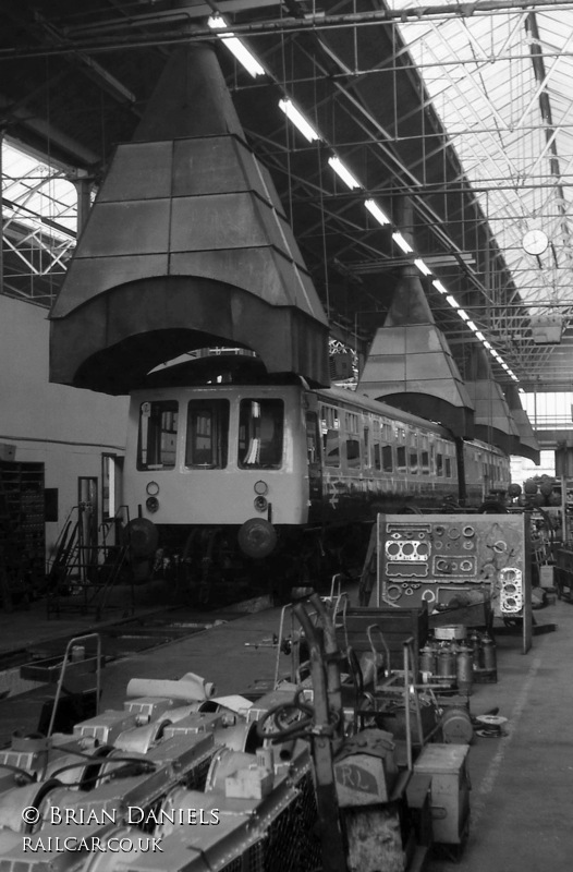 Class 119 DMU at Swindon Works