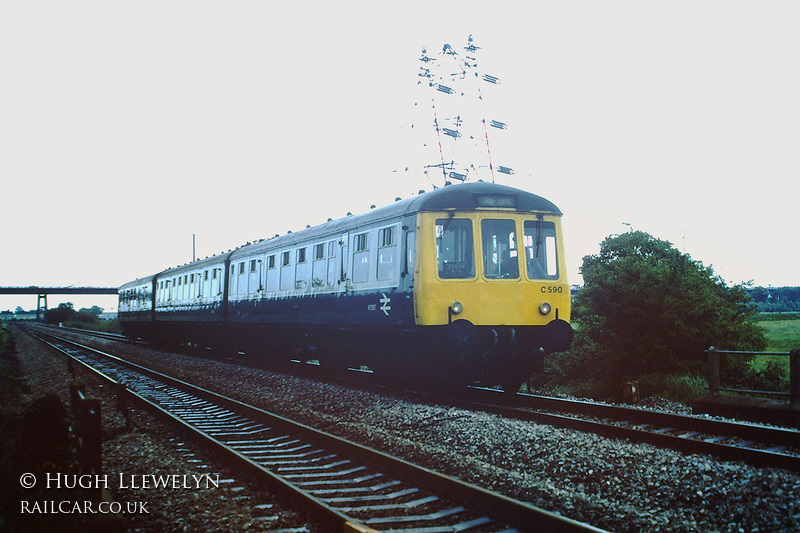 Class 119 DMU at near Chepstow