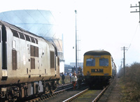 Class 120 DMU at Nantgarw