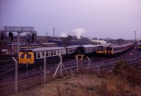 Class 120 DMU at Haymarket depot