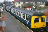 Class 120 DMU at Crossmyloof