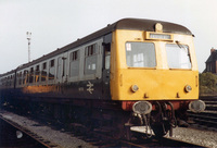 Class 120 DMU at Newton Heath depot