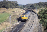 Class 120 DMU at Cadder Yard