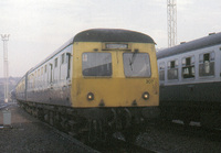 Class 120 DMU at Eastfield depot