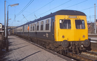 Class 120 DMU at Leyland