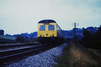 Class 120 DMU at Llanvihangel Crucorney