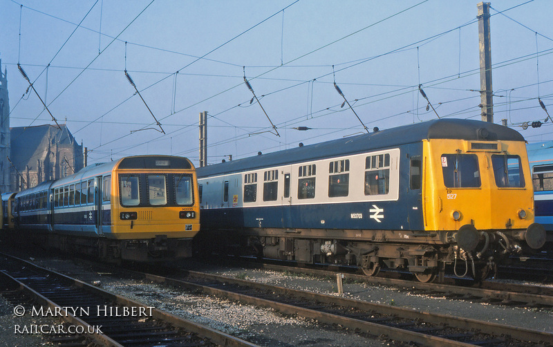 Class 120 DMU at Croft Street Sidings Preston