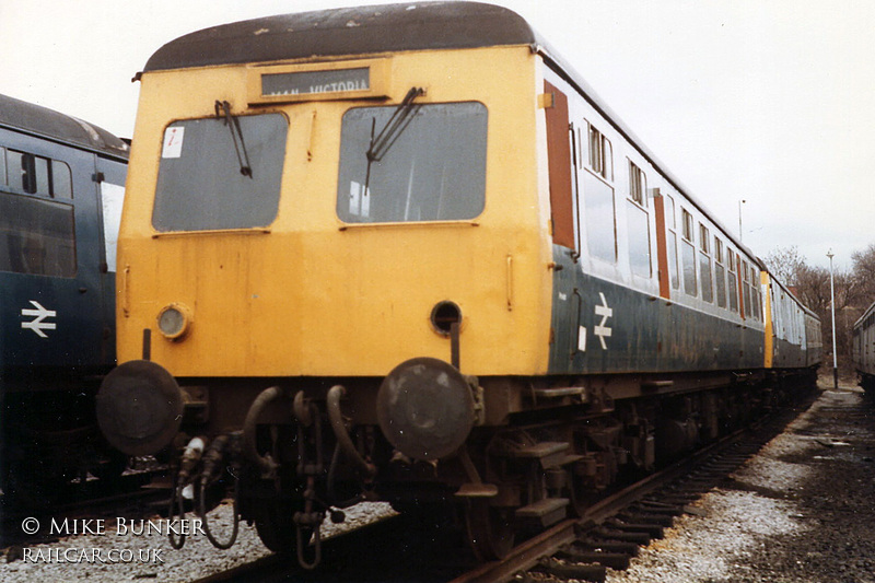 Class 120 DMU at Newton Heath depot