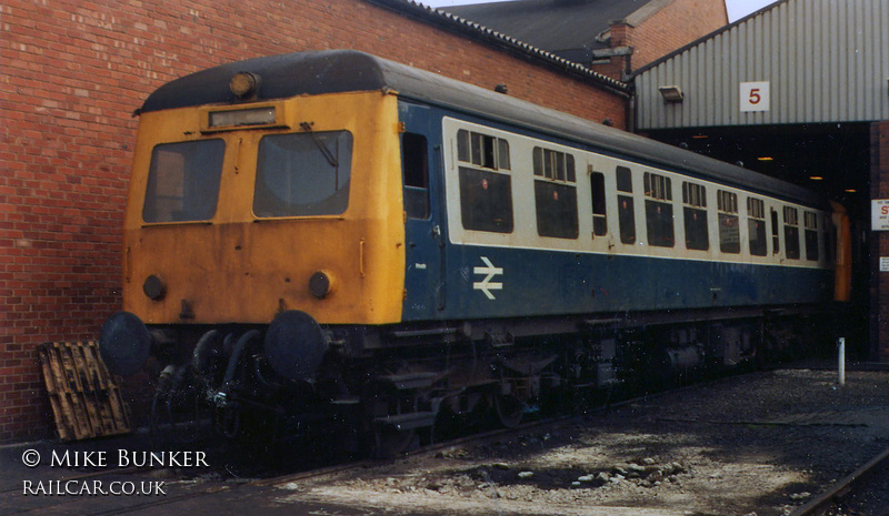 Class 120 DMU at Haymarket depot