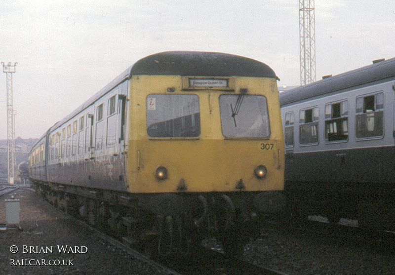 Class 120 DMU at Eastfield depot