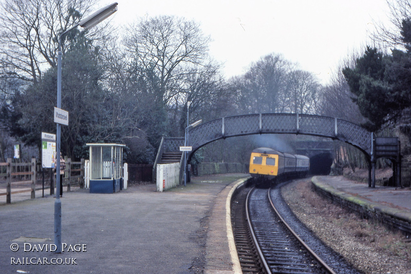 Class 120 DMU at Whatstandwell