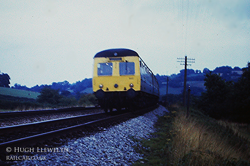 Class 120 DMU at Llanvihangel Crucorney