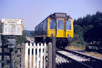 Class 121 DMU at Eggesford