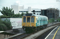 Class 121 DMU at Cardiiff Queen Street