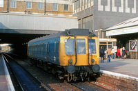 Class 121 DMU at Ealing Broadway