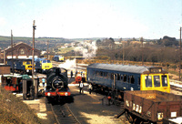 Class 121 DMU at St Blazey