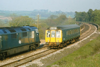 Class 121 DMU at Menheniot