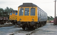 Class 121 DMU at St Blazey